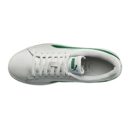 Zapatillas Puma Smash V2 L Blanco Verde Hombre 365215-03