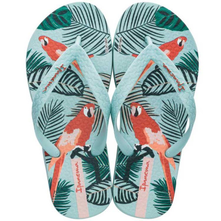 Chanclas Playeras Ipanema Verde Floral Niño IP...