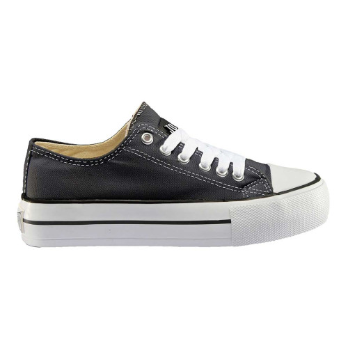 Zapatillas John Smith Lona Clásicas Libel Negro Mujer