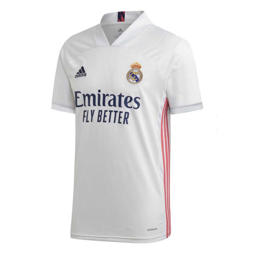 Camiseta Adidas Real Madrid Primera Equipación 2020-2021 Blanco Rosa