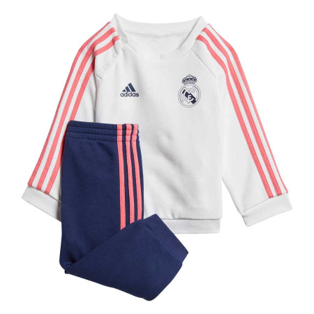 Chándal Adidas Real Madrid Baby Jogger Blanco Azul Marino Junior GH9990