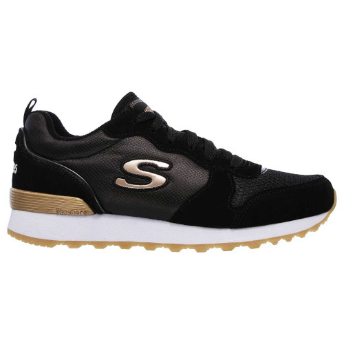 Zapatillas Skechers OG 85 GOLDN GURL Negras Oro Mujer 111BLK