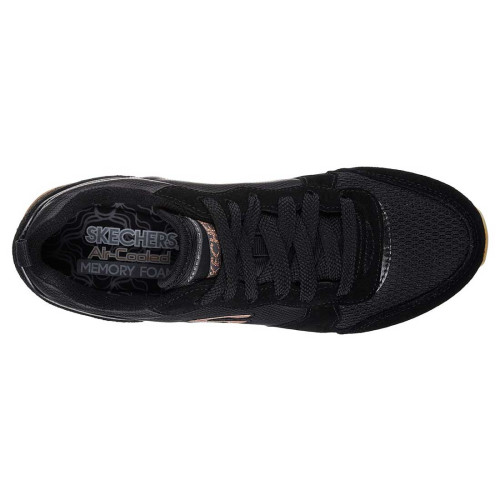 Zapatillas Skechers OG 85 GOLDN GURL Negras Oro Mujer 111BLK