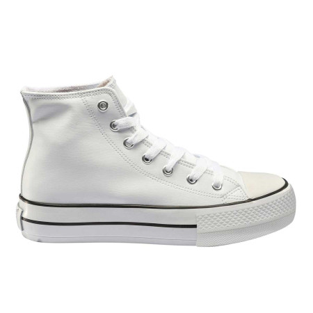 Zapatillas John Smith Libel High P Blancas Piel...