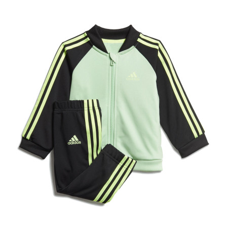 Chándal Adidas Tricot 3 Bandas Verde Negro Niño...