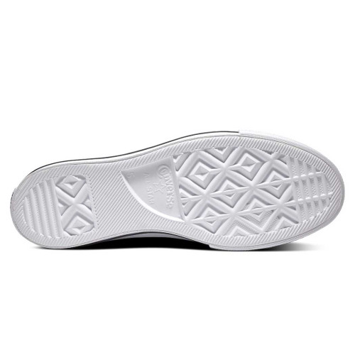 Zapatillas Converse Chuck Taylor All Star Platform Clean Leather Low Negras Plataforma Mujer 561681C