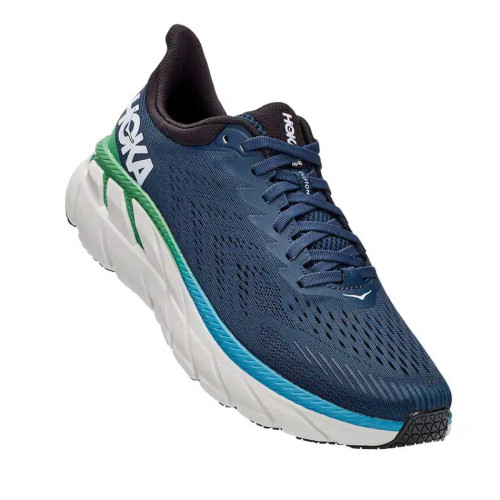 Zapatillas Hoka ONE ONE Clifton 7 Azul Gris Running Hombre