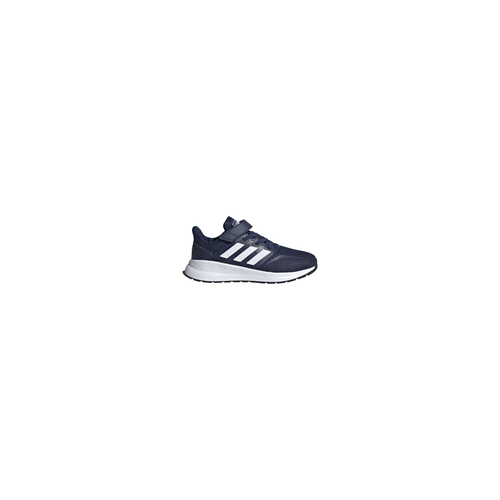 Zapatillas Adidas Runfalcon Azul Marino Blanco Niño Velcro EG6147
