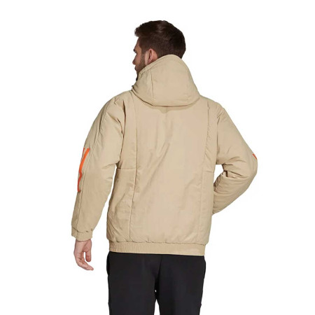 Chaqueta Adidas Back To Sport Beige Naranja...