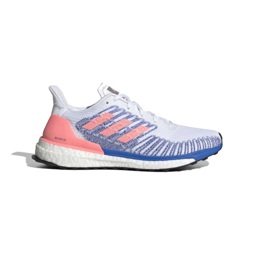 Zapatillas Adidas Solarboost ST 19 Blanco Azul Running Mujer EE4322