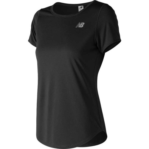 Camiseta New Balance Accelerate WT91136 BK Negra Mujer