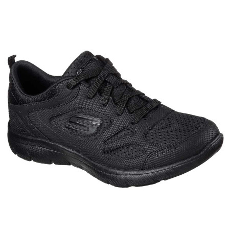 Zapatillas Skechers Summits Suited Negras Mujer...