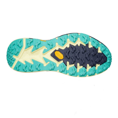 Zapatillas Hoka One One Speedgoat 4 Azul Verde Trail Running Mujer