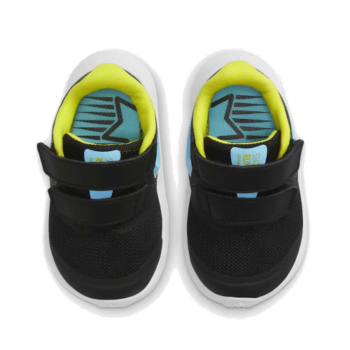 Zapatillas Nike Star Runner 2 Negro Azul Velcro Bebé AT1803-012