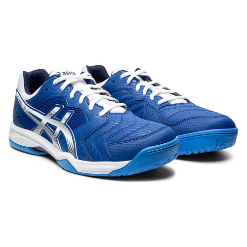 Zapatillas Asics Gel Dedicate 5 Azul Royal Blanco Tenis Hombre 1041A074-402