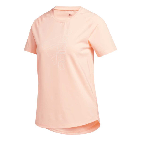 Camiseta Adidas Badge of Sport Rosa Mujer GK0401