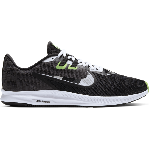 Zapatillas Nike Downshifter 9 Negro Plateado Running Hombre AQ7481