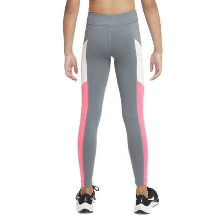 Mallas Nike Trophy Big Tight Gris Rosa Niña...