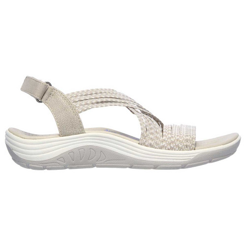 Sandalias Skechers Reggae Cup Oh Snap Beige Natural Mujer 163052 NAT