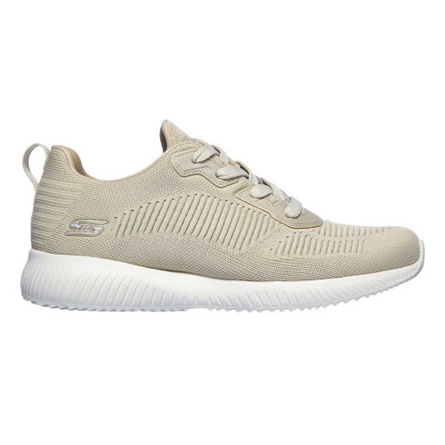 Zapatillas Skechers Bob Sport Squad Tough Talk Beige Natural Mujer 32504 NAT