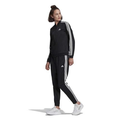Chándal Adidas Essentials 3 Bandas Negro Blanco Mujer GM5534