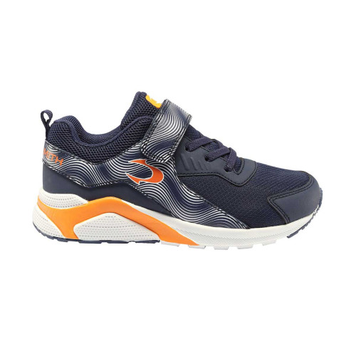 Zapatillas John Smith Rikodos Azul Marino Naranja Running Niño