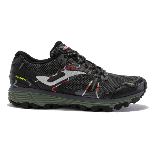 Zapatillas Joma Shock Men 2101 Kaki Running Hombre TKSHOW2101