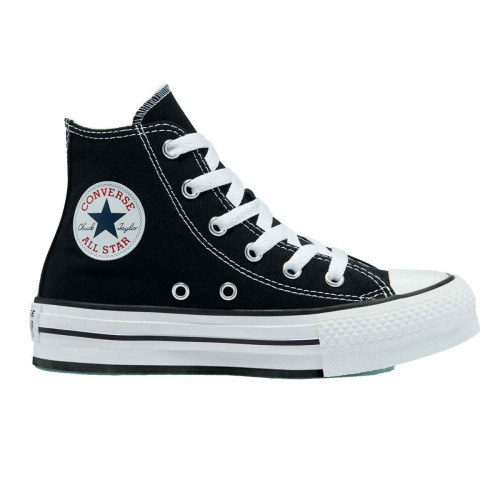 Zapatillas Converse Color EVA Platform Chuck Taylor All Star High Top Negro Blanco Niño 671107C