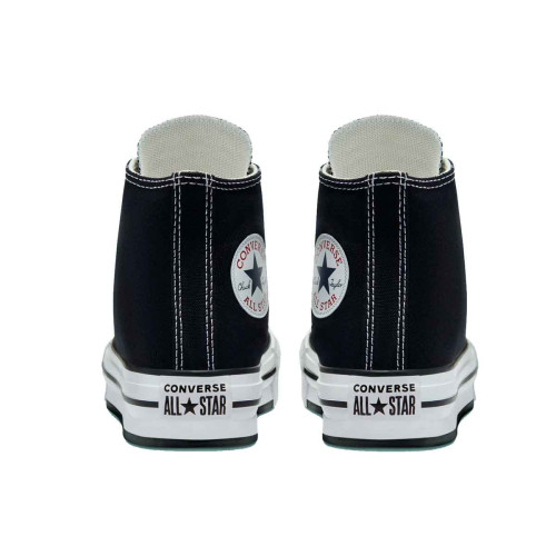 Zapatillas Converse Color EVA Platform Chuck Taylor All Star High Top Negro Blanco Niño 671107C