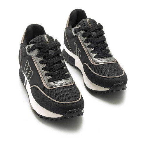 Zapatillas Mustang Selva Negro Cobre Mujer 60074 C13609