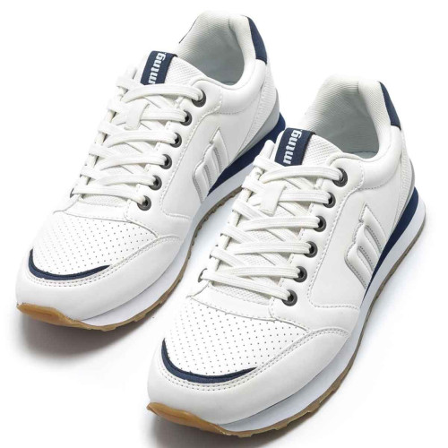 Zapatillas Mustang Porland Blanco Azul Hombre 84467-C52515
