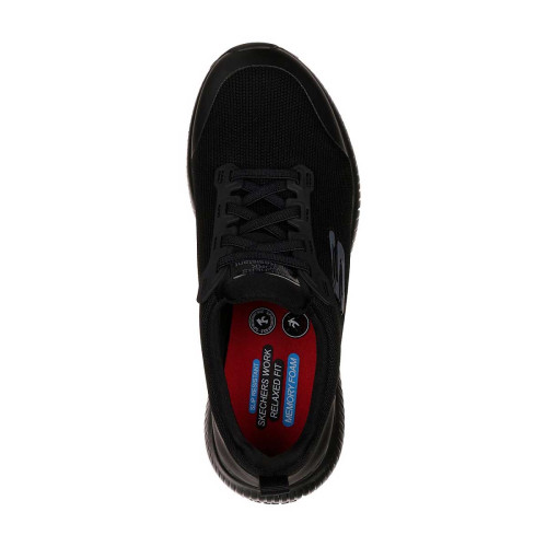 Zapatillas Skechers Work: Squad SR Negro Mujer 77222EC-BLK