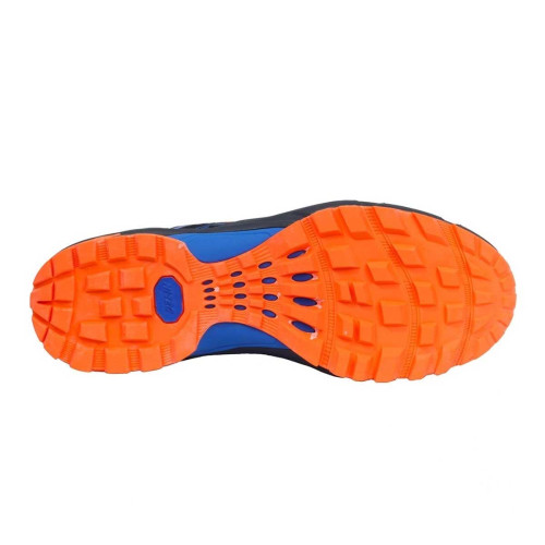 Zapatillas Hi-Tec Gravel Azul Marino Naranja Trekking Hombre