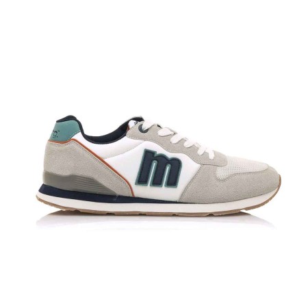 Zapatillas Mustang Joggo Classic Blanco Gris...