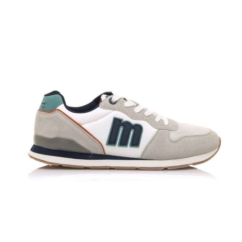 Zapatillas Mustang Joggo Classic Blanco Gris Hombre 84467-C52515