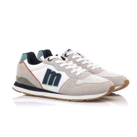 Zapatillas Mustang Joggo Classic Blanco Gris...