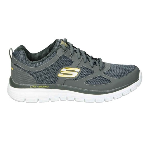 Zapatillas Skechers Burns Agoura Gris Hombre 52635-CHAR