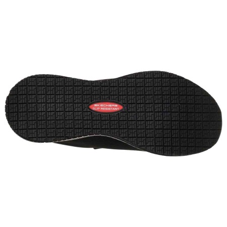 Zapatillas Skechers Work Squad SR Negro Dorado...