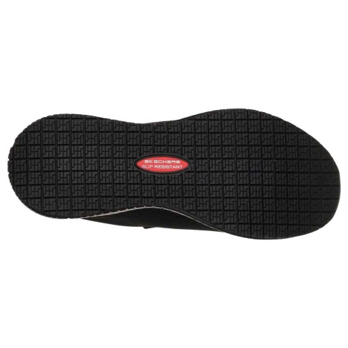 Zapatillas Skechers Work Squad SR Negro Dorado Mujer 77222EC-BKRG