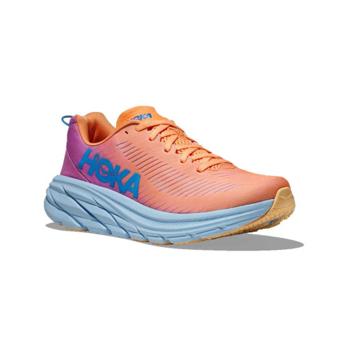 Zapatillas Hoka Rincon 3 Naranja Rosa Running Mujer 1119396-MOCY