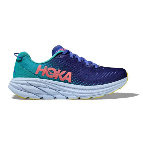 Zapatillas Hoka Rincon 3 Azul Verde Running Mujer 1119396-BBCRM