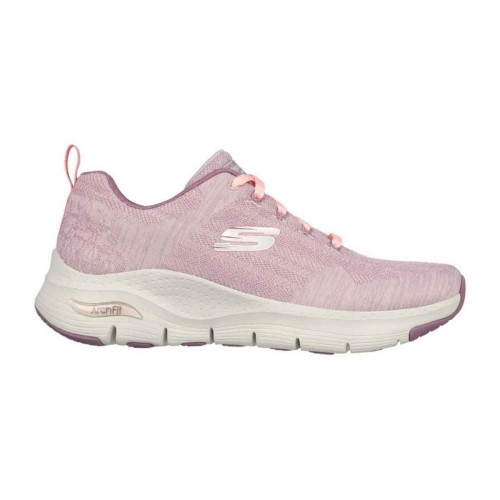 Zapatillas Skechers Arch Fit Comfy Wave Rosa Mujer 149414-MVE