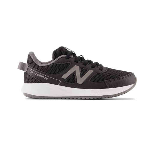 Zapatillas New Balance 570v3 Negro Blanco Running Niño YK570-LB3