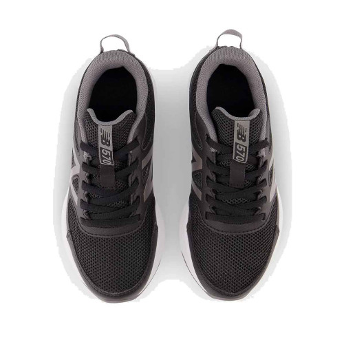 Zapatillas New Balance 570v3 Negro Blanco Running Niño YK570-LB3