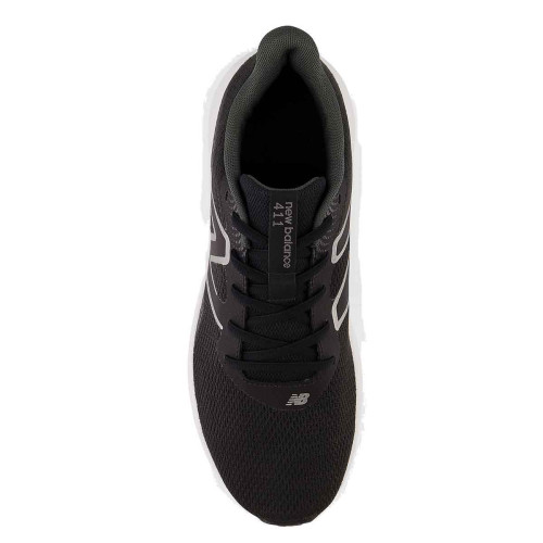 Zapatillas New Balance 411v3 Negro Blanco Running Hombre M411-LB3