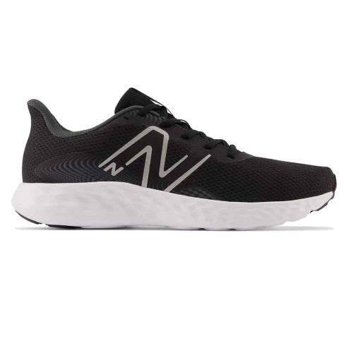 Zapatillas New Balance 411v3 Negro Blanco Running Hombre M411-LB3