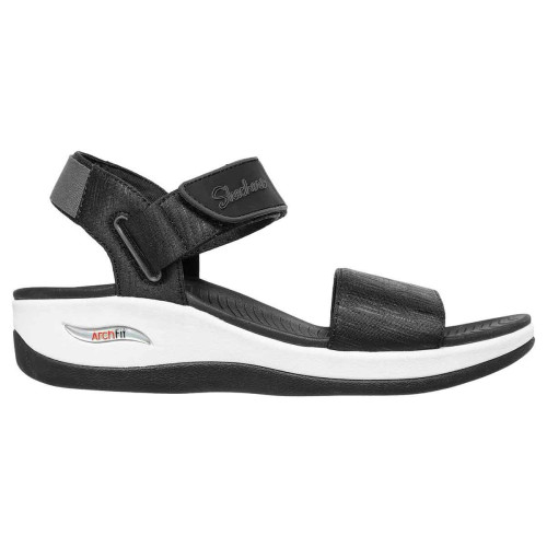 Sandalias Skechers Arch Fit Sunshine Negras Mujer 163310-BLK