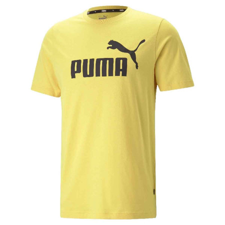 Camiseta Puma Essentials Logo Amarillo Hombre 586667-43