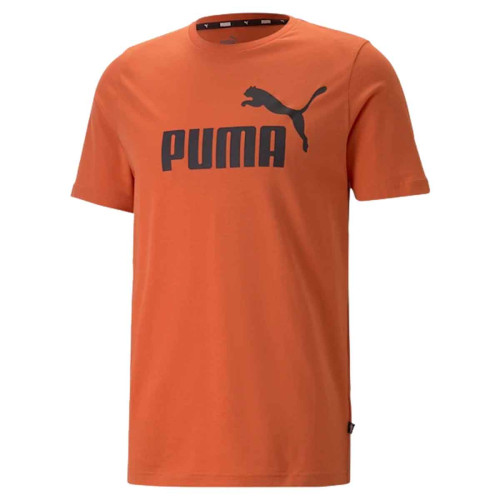 Camiseta Puma Essentials Logo Naranja Chili Hombre 586667-94