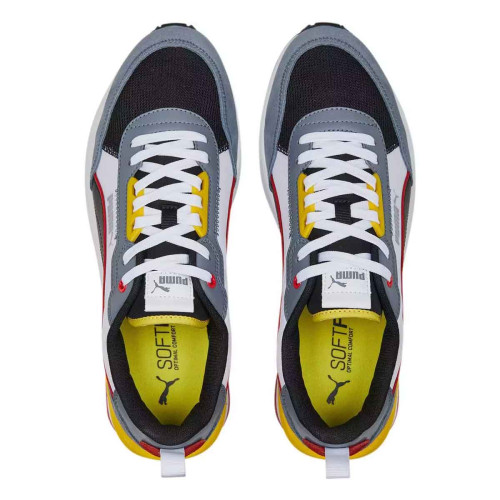 Zapatillas Puma R22 Blanco Negro Multicolor Hombre 383462-20